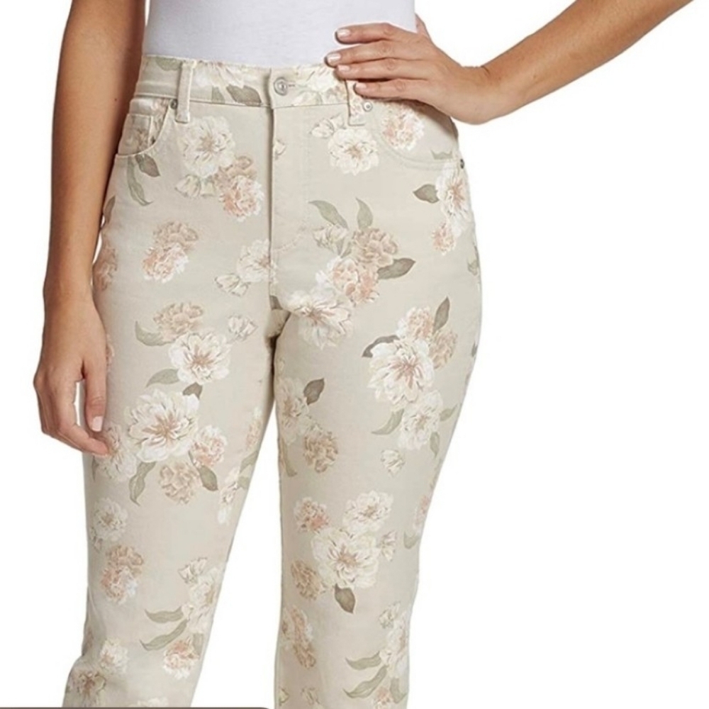 Casual Cream and Pink Lounge Bottoms with Relaxed Fit
